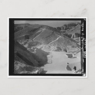 Valley of Royal Grav, Showing Tutankhaman c. 1936 Vykort