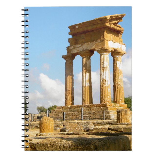 Valley of Temples Sicily Anteckningsbok (Framsidan)