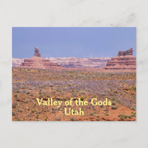 Valley of the Gods Utah Postcard Vykort