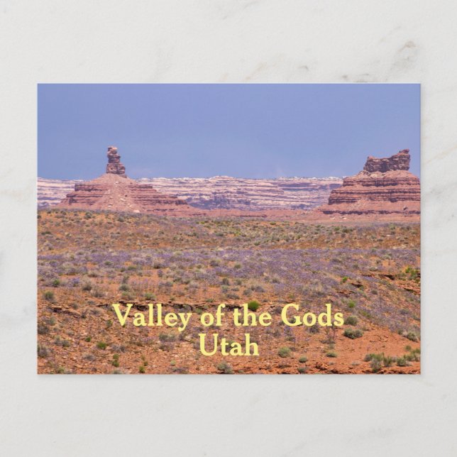 Valley of the Gods Utah Postcard Vykort (Framsida)