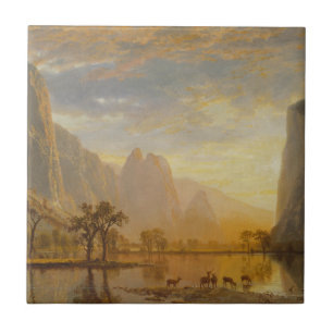 Valley of the Yosemite (1864) - Albert Bierstadt Kakelplatta