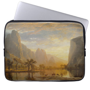 Valley of the Yosemite (1864) - Albert Bierstadt Laptop Fodral