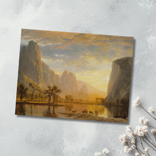 Valley of the Yosemite (1864) - Albert Bierstadt Vykort