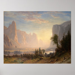 Valley of the Yosemite by Albert Bierstadt Poster
