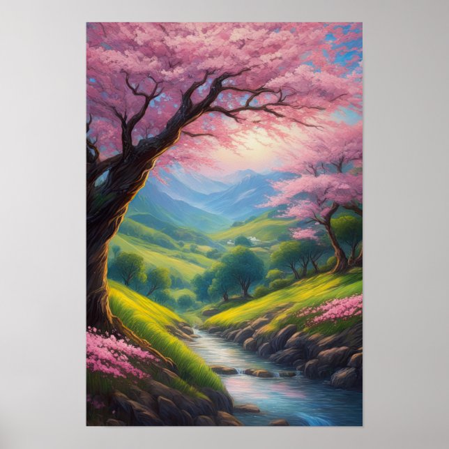 Valley of Whispers, Grönt Oasis Poster (Framsidan)