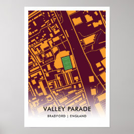 Valley Parad Poster - Bradford City AFC:s hem