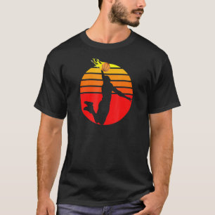 Valley Phoenix Sol Basketball Retro Sunset Bas T Shirt