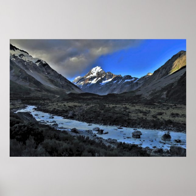Valley till Aoraki Poster (Framsidan)