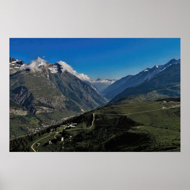 Valley till Zermatt Poster (Framsidan)