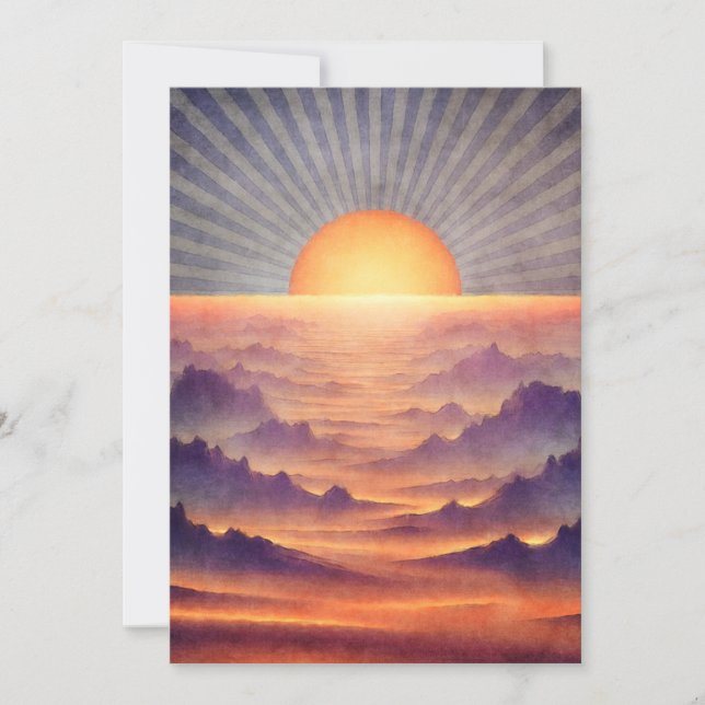 Valley vid Sol Julkort (Framsida)