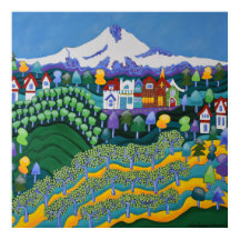 Valley View och Parkdale Poster