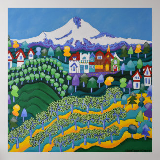 Valley View och Parkdale Poster