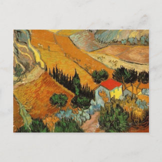 Valley with Plowman (F727)Van Gogh Fine Art Vykort