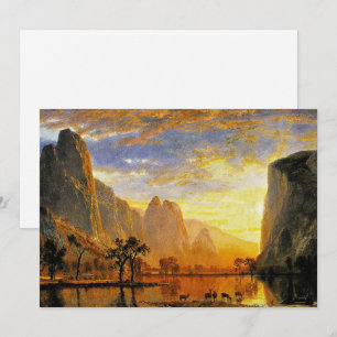 Valley Yosemite av Albert Bierstadt Kort