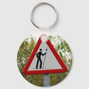 Vallfärda undertecknar Keychain Nyckelring