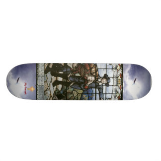 Vallfärdar framsteg (korsa min hjärta), skateboard bräda 20,5 cm