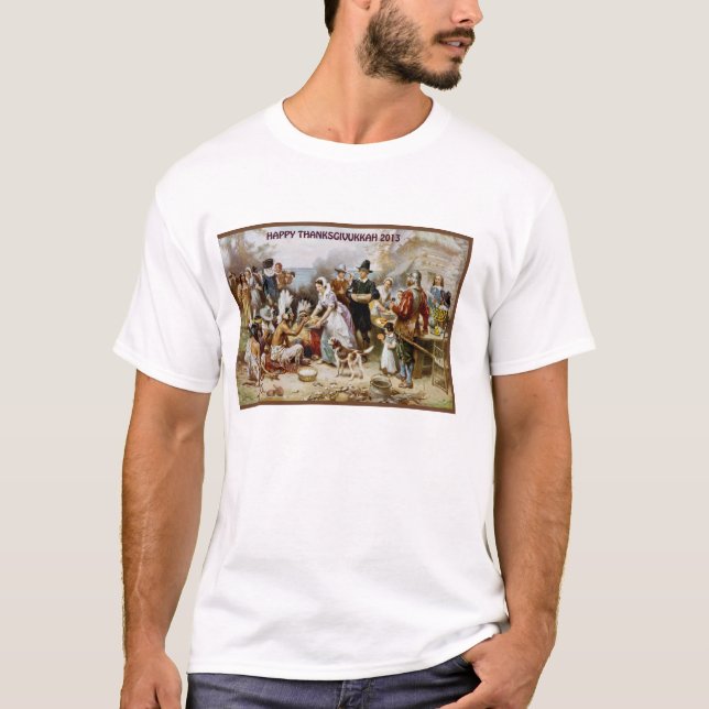 VALLFÄRDAR JUDISK AMERIKANPRIDE FÖR LYCKLIG TEE SHIRT (Framsida)