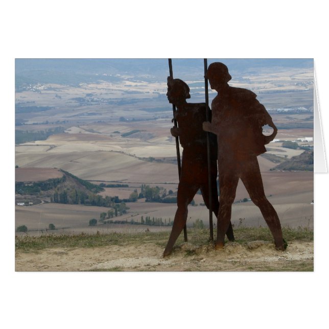 Vallfärdar kortet hälsningskort (Framsidan Horizontal)