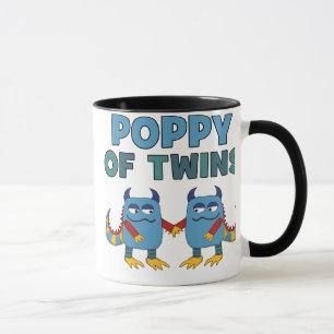 Vallmo av twillingar mugg