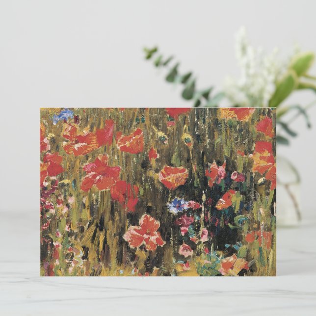 Vallmo by Robert Vonnoh, Vintage Impressionism (Stående Fram)