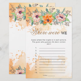 Vallmo där var vi bröllopsfest spel