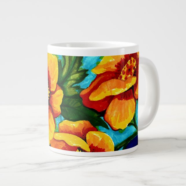 Vallmo för energi    jumbo mugg (Framsida höger)