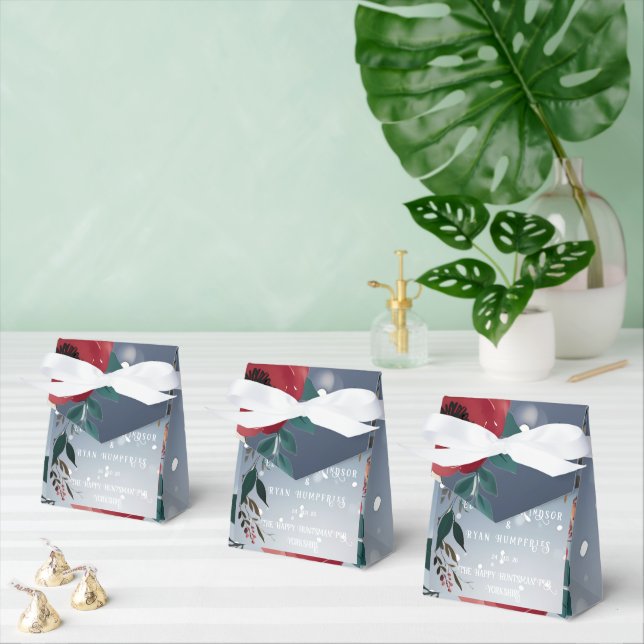 Vallmo från Kärlek' bröllopsinbjudan Presentaskar (Multipel)