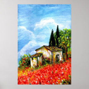 VALLMO I TOSCANA POSTER