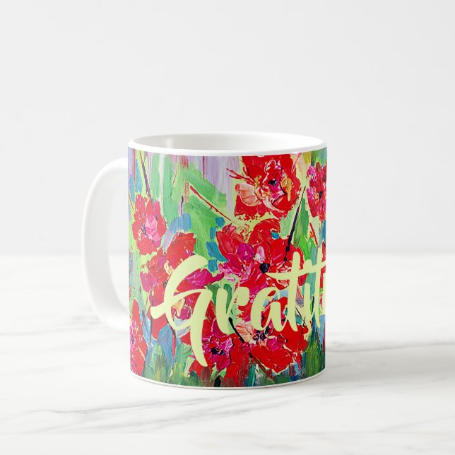 Vallmo Kaffemugg (Framsida vänster)