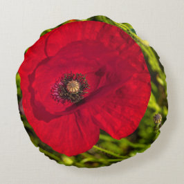 Vallmo-serien nr 2 rund kudde