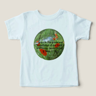 vallmo...växa i nåd och kunskap om... tee shirt