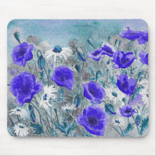"Vallmoblått Mousepad Musmatta