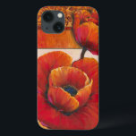 Vallmoblommor i Tan och Orange<br><div class="desc">Man kan nästan känna struktur i petalerna på de här vallmoblommorna som målats av Tim O'Toole. De blandas perfekt med den brunt och orange bakgrunden och skapar en strålande poetisk vision. Köp den för ditt hem eller ge som en gåva!</div>
