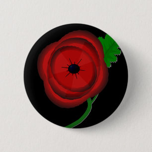 Vallmodag - emblem knapp