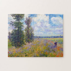 Vallmofält, Argenteuil, Claude Monet 1875 Pussel