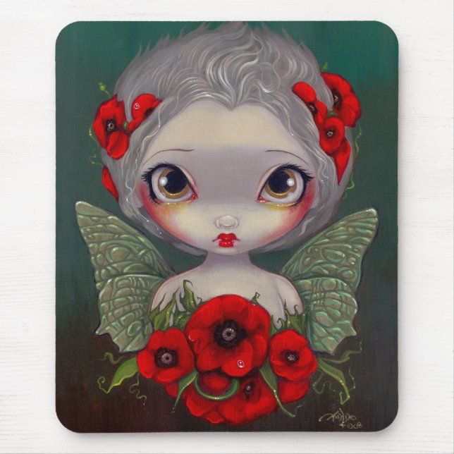 "Vallmofe" Mousepad Musmatta (Framsidan)