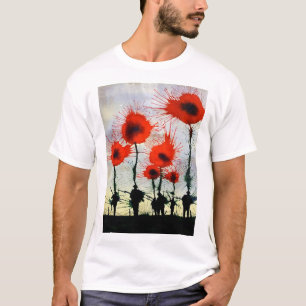 Vallmomanar skjorta för utslagsplats t shirt