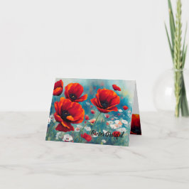 Vallmominne - För mycket tacksamt Kort