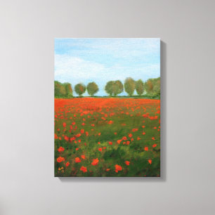 Vallmon sätter in Giclee Canvastryck