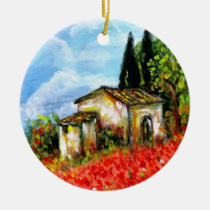 VALLMOR I TUSCANY JULGRANSPRYDNAD KERAMIK