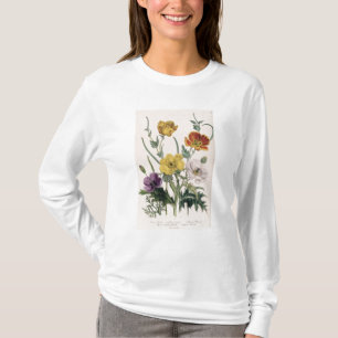 Vallmor och anemoner tee