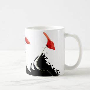 Vallmor vinkar kaffemugg