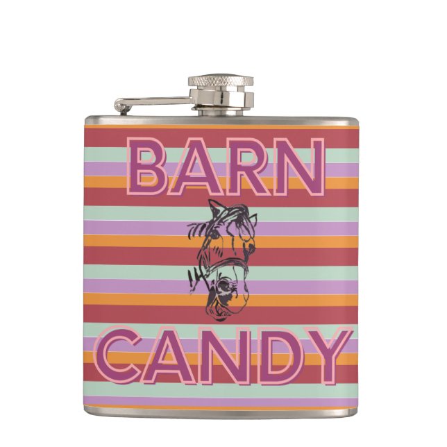 Vallmosmildrande vinylförpackad kolv fickplunta (Framsidan)