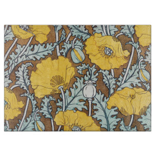 vallmoväxt illustration gul blomma
