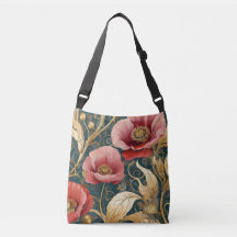 Vallmoväxtblomning - Botanisk Art Nouveau