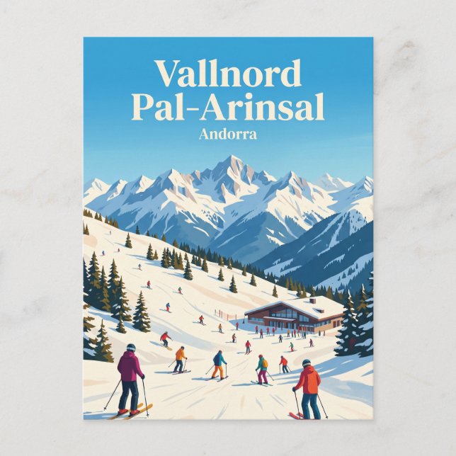 Vallnord Pal-Arinsal Andorra Vykort (Framsida)