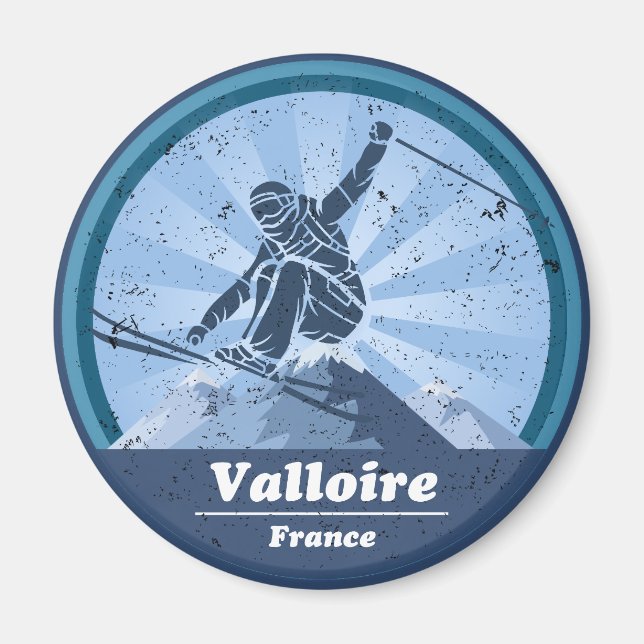 Valloire Station de ski - Skieur Magnet (Framsidan)