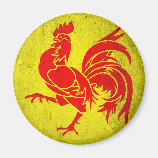 Vallonien Magnet (Framsidan)