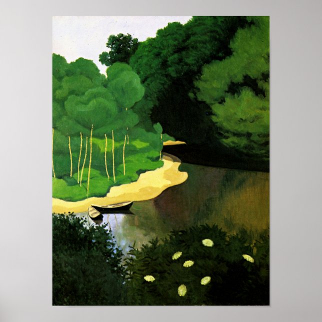 Vallotton - Dordogne med Carrenac Poster (Framsidan)
