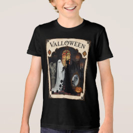 Valloween Ceremony Ghost And Robed Figure T Shirt